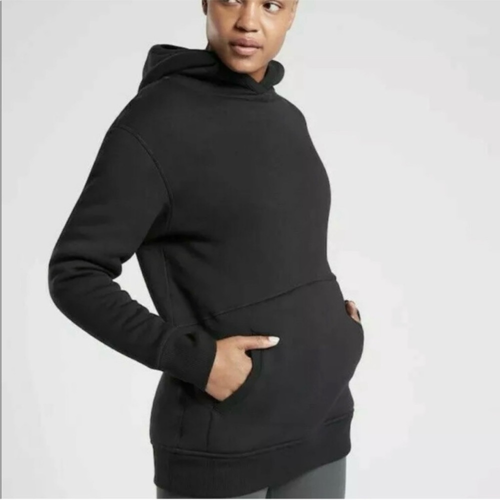 Athleta Solstice Reversible Sherpa Hooded Sweatshirt XXS